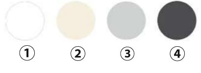 Coloris des pieds volet Extrem Roll Coloris des pieds volet Extrem Roll